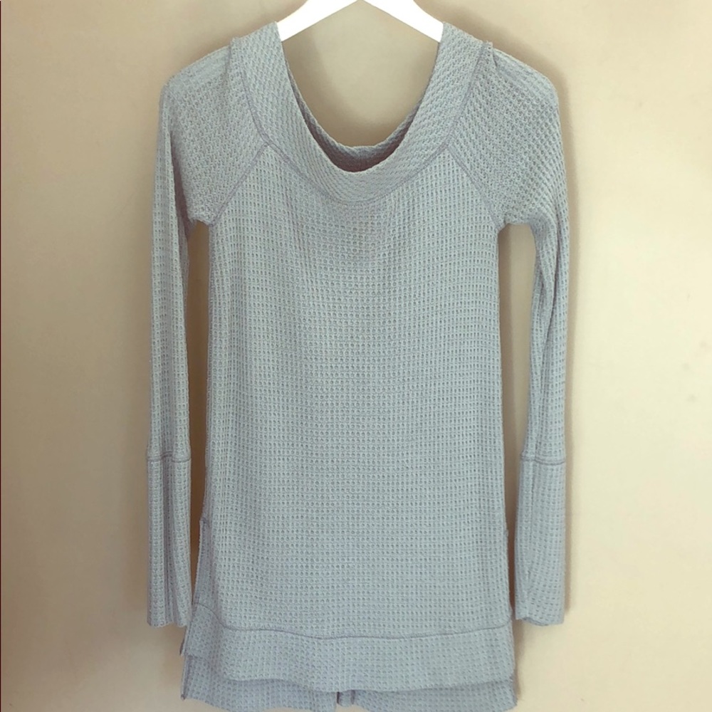 Free People Waffle Knit T Shirt